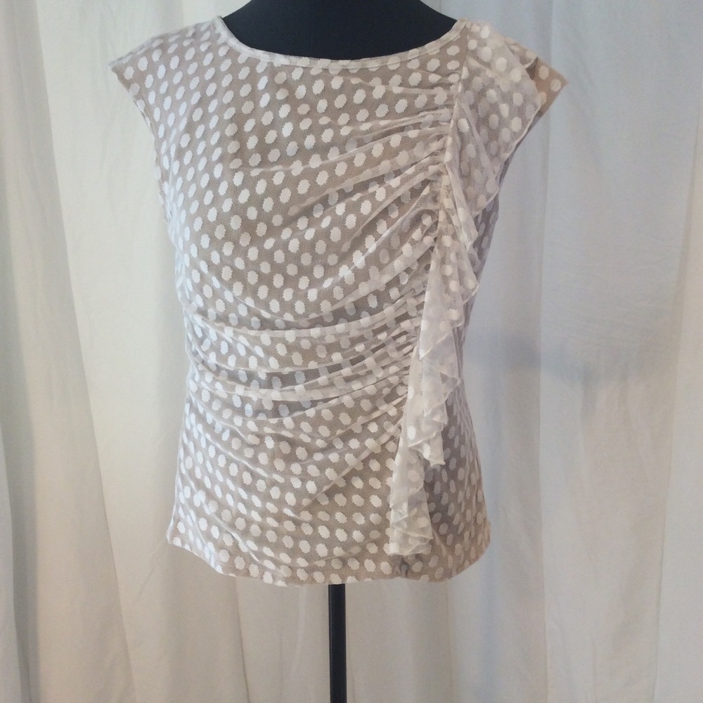 Polka Dot Lace Top